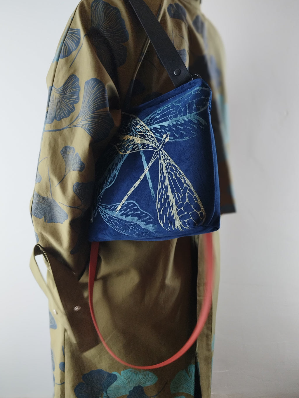 SITOLAB MINI VELVET BAG WITH INSECTS PRINT