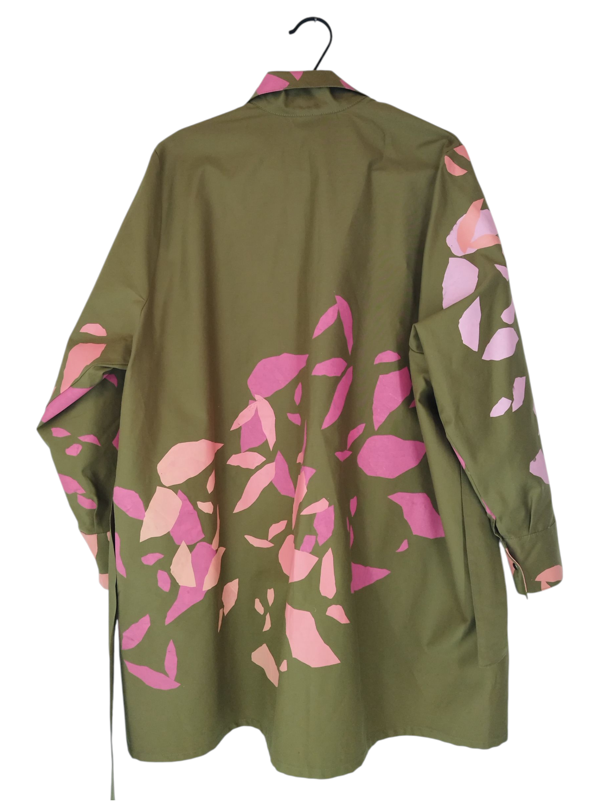 SITOLAB  OVERSIZED CONFETTI PRINT SHIRT JACKET