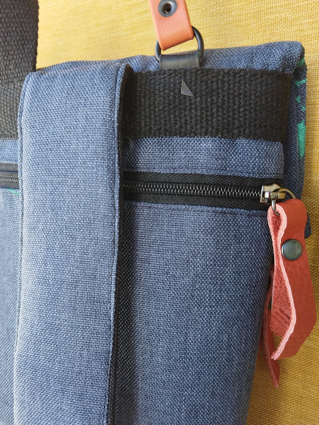 SITOLAB BLUE BACKPACK WITH INSECTS PRINT