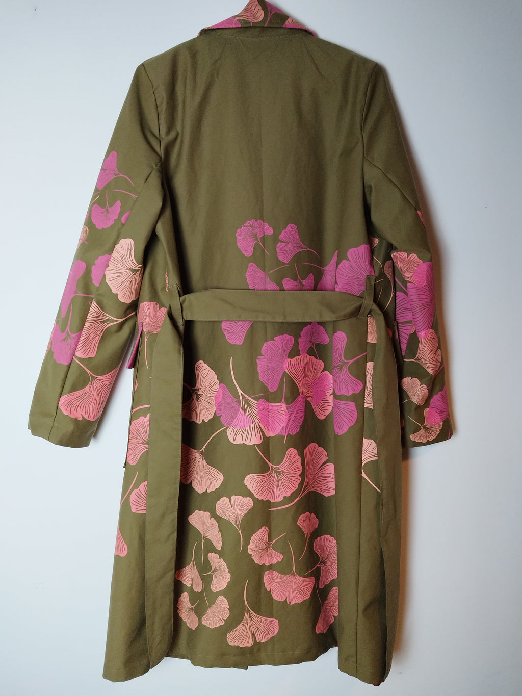 SITOLAB LIGHT COAT WITH FUXIA GINKO PRINT
