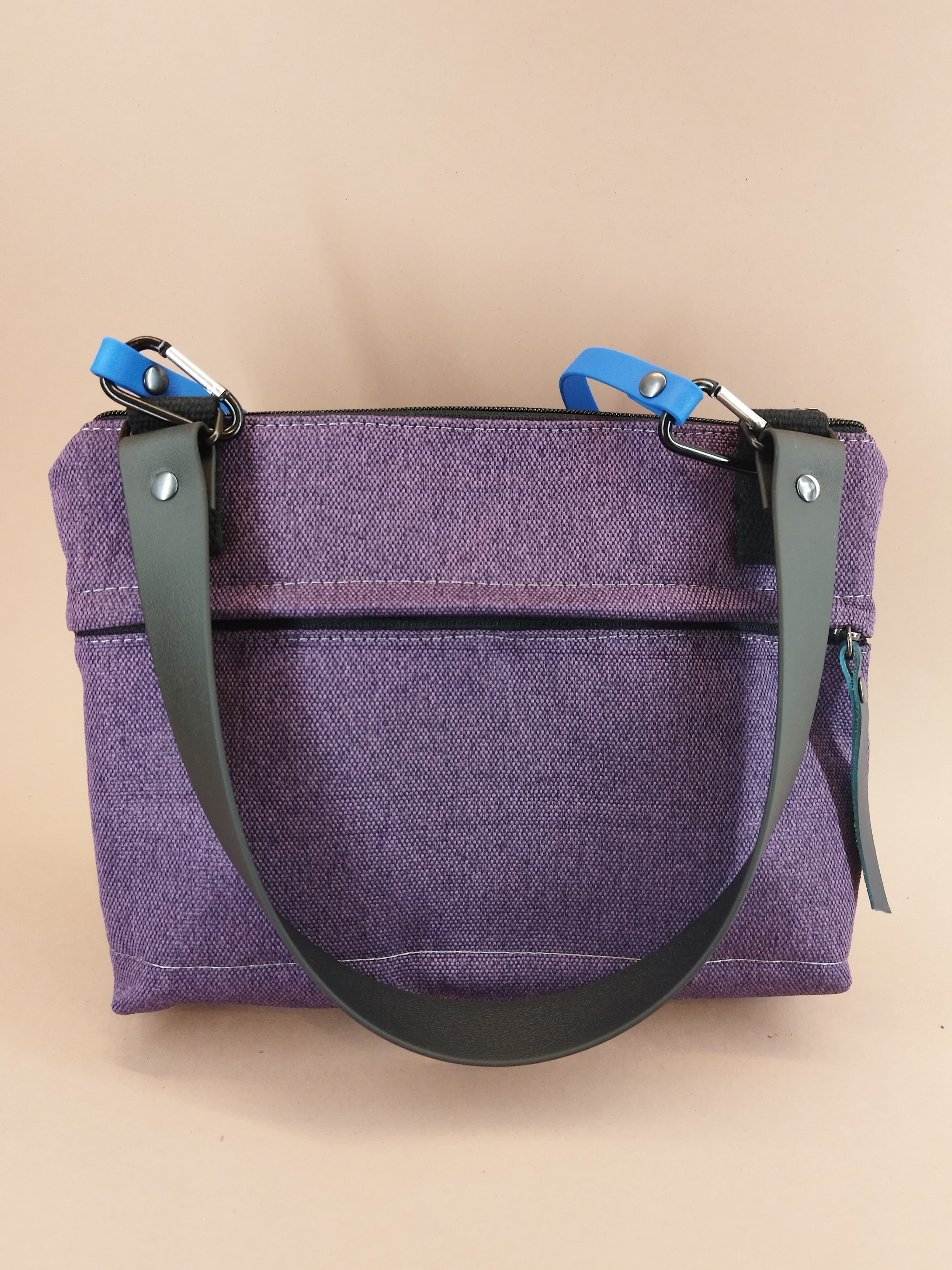 SITOLAB MINI VIOLET BAG WITH GINKO PRINT