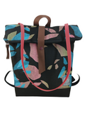 SITOLAB BAG BACK PACK WITH CONFETTI PRINT AND LEATHER DETAILS II