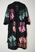 SITOLAB KIMONO CAPE W/ FLORAL PRINT