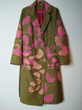 SITOLAB LIGHT COAT WITH FUXIA GINKO PRINT