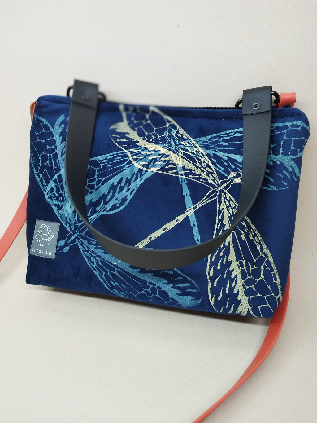 SITOLAB MINI VELVET BAG WITH INSECTS PRINT