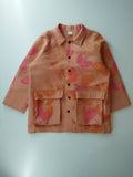 SITOLAB PEACH BOXY LINEN JACKET