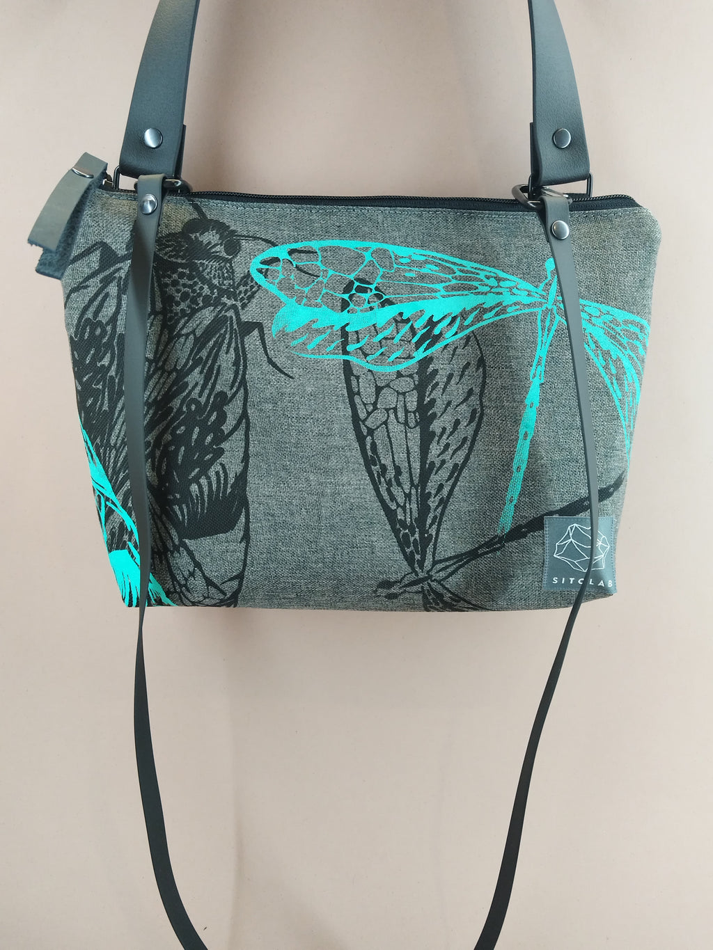 SITOLAB MINI GRAY BAG WITH INSECTS PRINT