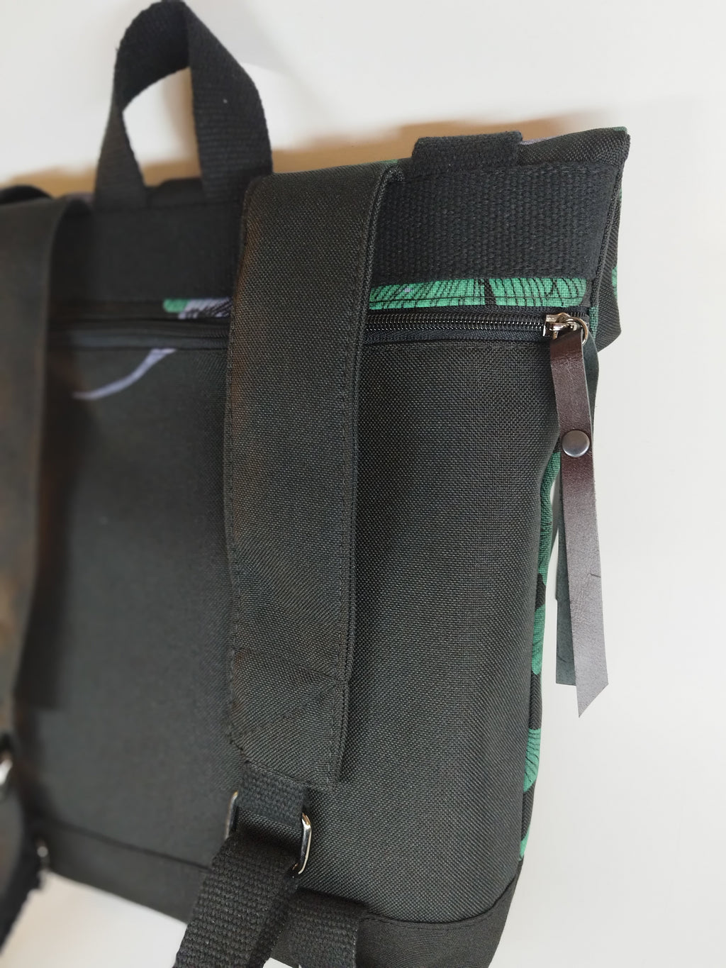 SITOLAB GINKO BACKPACK VIOLET GREEN PRINT